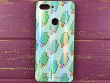TPU+Glass Monaco Mi8 Lite мороженое - 1