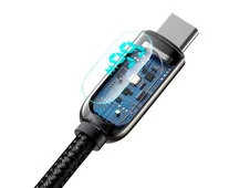 Кабель Baseus Display Fast Charging Type-C 66W (1m) black - 6