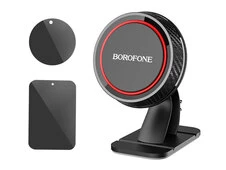 Holder Borofone BH13 Magnetic Jorney center console black - 2