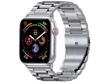 Metal Band 3-Bead Watch 42(ser.1-3)/44/45/46/49mm matte Silver - 1