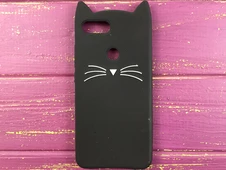 3D КОТ Xiaomi Mi8 Lite Черный - 1