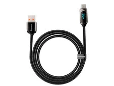 Кабель Baseus Display Fast Charging Type-C 66W (1m) black - 5