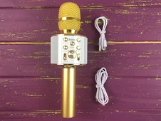 Мікрофон Hoco BK3 Cool Sound gold - 3