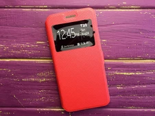 Книжка Premium 1 окно Samsung A8 (18) Red - 1