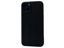 Накладка Leather Weaving iPhone 13 black - 1