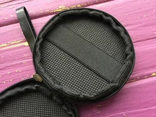 Чохол для навушників к/з круг black - 4