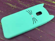 3D КОТ Samsung J330 Мятный - 3