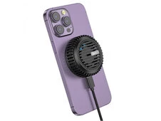 Wireless Charger Hoco CW57 Air-Cooled Magnetic 15W Type-C black - 3