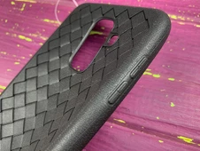 Силікон плетіння Samsung A6+/J8 Black - 2