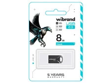 USB Flash 2.0 Wibrand Hawk 8Gb Black - 2