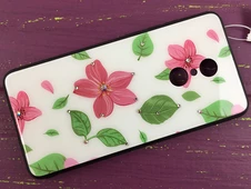 TPU+Glass Diamond Redmi 5 Flower - 3