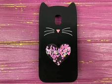 3D КОШКИ Любов Samsung J530 Черный - 1