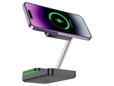 Wireless Charger Hoco CQ10 3in1 15W Type-C black - 3