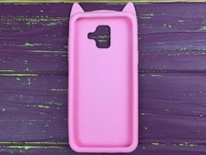 3D CAT'S Samsung A6 (18) Pink - 4