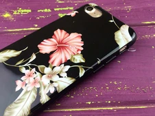 Принты Джон Лилии на черном iPhone7 - 3