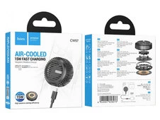 Wireless Charger Hoco CW57 Air-Cooled Magnetic 15W Type-C black - 7