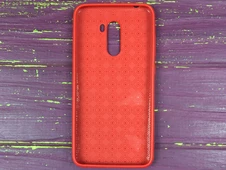 Силикон Rugged Pocophone F1 красный - 2