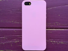 Силікон Candy matte iPhone 5 pink - 1