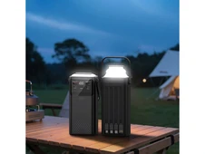 Power Bank XO PR285 30000 mAh lightning/micro/Type-C/USB + LED Lamp black - 4