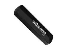USB Flash 2.0 Wibrand Grizzly 4Gb черный - 1