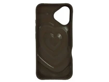 Накладка 3D Heart Glow Case iPhone 16 chocolate - 2