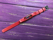 Ремешок кожа Xiaomi Mi Band 2/3 red - 1