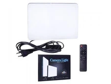 Led лампа відеосвітло 220V Remote MM240 23cm без штатива - 4