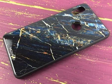 TPU+Glass Redmi Note6/6Pro Голубой Мрамор - 2
