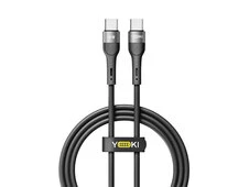 Кабель YOKI Extra EX11 Type-C to Type-C 60W (1.2m) black - 1