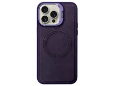 Stand Case Xinreeu Leather MagSafe iPhone 14 Pro Max deep purple - 1