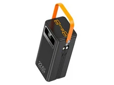 Power Bank TUGII Y104 PD22.5W/ + кабель Type-C/Lightning 40000mAh black - 1