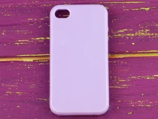 Силік.глянець бузковий iPhone 4 - 1
