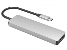 Type-C HUB Proove Iron Link 5 in 1 to 2USB 3.0 + 2Type-C + 1HDMI silver - 4
