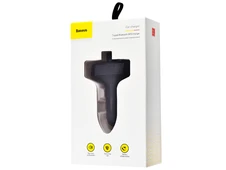 АЗП Baseus Bluetooth FM Launcher 2.4A/2USB black - 1