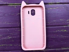 3D Милая Кошка Samsung J4 (18) Розовая - 2