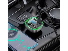 FM Модулятор BOROFONE BC48 2USB/1Type-C/18W/QC3.0 черный - 6