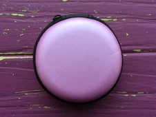 Чехол для наушников круг violet - 1