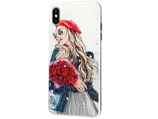 Накладка Confetti iPhone Xs Max Red beret - 1