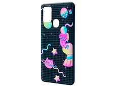 WAVE Fancy Samsung A21s purple space/black - 1