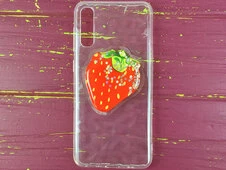 Силікон аква Prizma +Fruit Samsung A70 Strawberry - 2