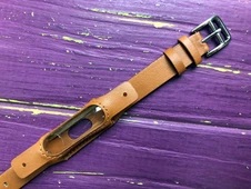 Ремінець шкіра Xiaomi Mi Band 2/3 brown - 3