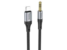 Кабель AUX Hoco UPA26 Type-C to 3.5 (1m) black - 1