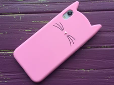 3D CAT&#039;S iPhone Xr Pink - 3
