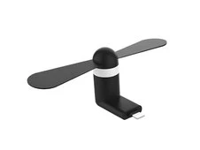 Портативний вентилятор Mobile Lightning black - 1