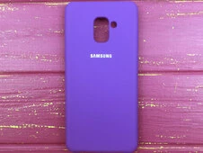 Копия оригинального Samsung A8+ (18) фиолетовый - 1