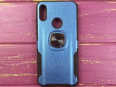 Case ring техно шкіра Y6 Prime(19)/8A blue - 1