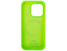 Case soft touch MagSafe низ iP 15 Pro Max (31) neon green - 2