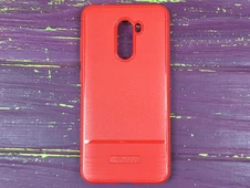 Силикон Rugged Pocophone F1 красный - 1