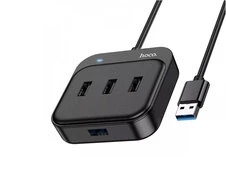 USB 2.0 HUB Hoco HB31 4 in1 (1.2m) - 1