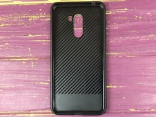 TPU+Glass Pocophone F1 Розовый - 3
